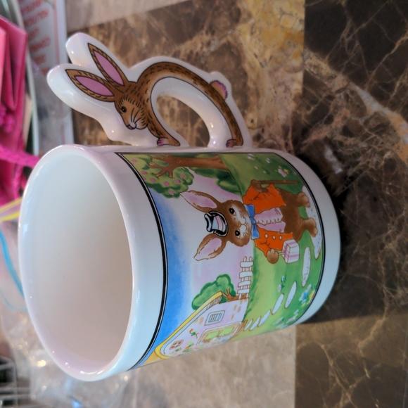 Easter egg mugs set of two. - Picture 3 of 4